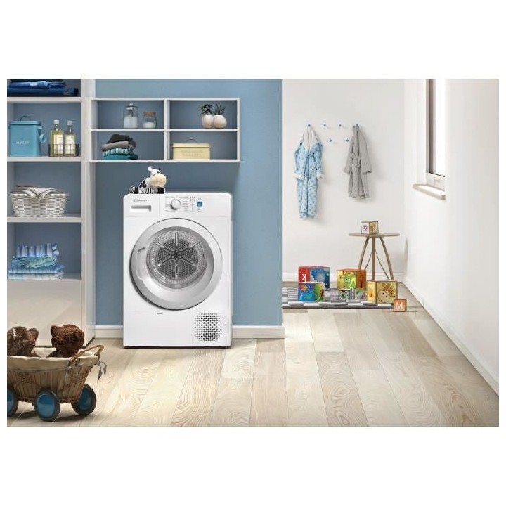 Seche-linge pompe a chaleur INDESIT YTM0871FR - 7 kg - Classe A+ - Bla