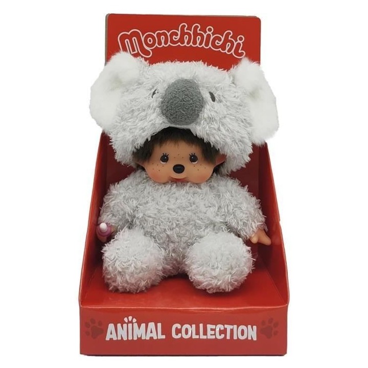 Peluche Monchhichi Koala - BANDAI - Douce peluche