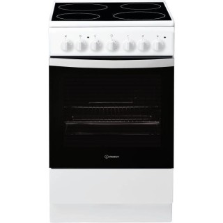 INDESIT IS5V4PHW/E - Cuisiniere, Blanc, Table Vitrocéramique, 50cm, 4