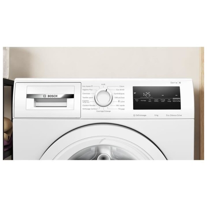 Lave-linge hublot BOSCH WAN24209FR SER4 - 9 kg - Induction - L60cm - 1