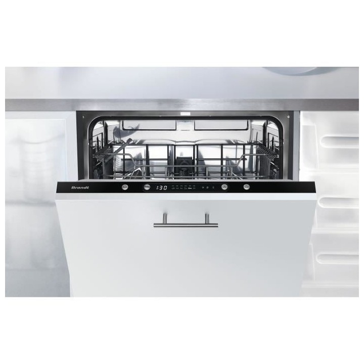 Lave-vaisselle intégrable BRANDT LVE327J - 12 couverts - L60cm - 47 d