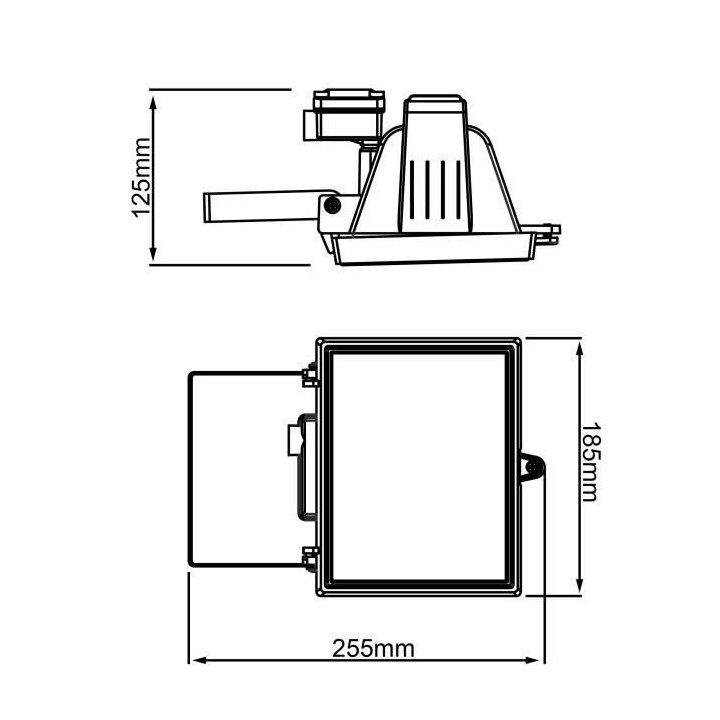BRILLIANT - TANKO Applique extérieure - coloris blanc - métal/verre