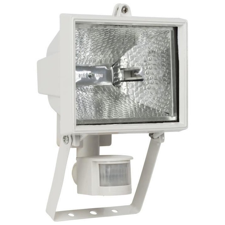 Projecteur extérieur avec détecteur TANKO - BRILLIANT - Blanc - R7s