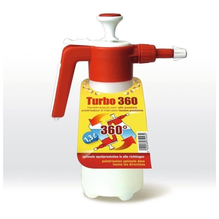 Pulvérisateur muti-positions Turbo 360. Contenance 1,3L. BSI. Réf 19