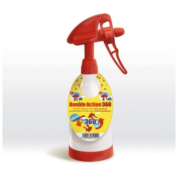 BSI - Vaporisateur Double Action 360° de 500ml - Utilisable dans tout