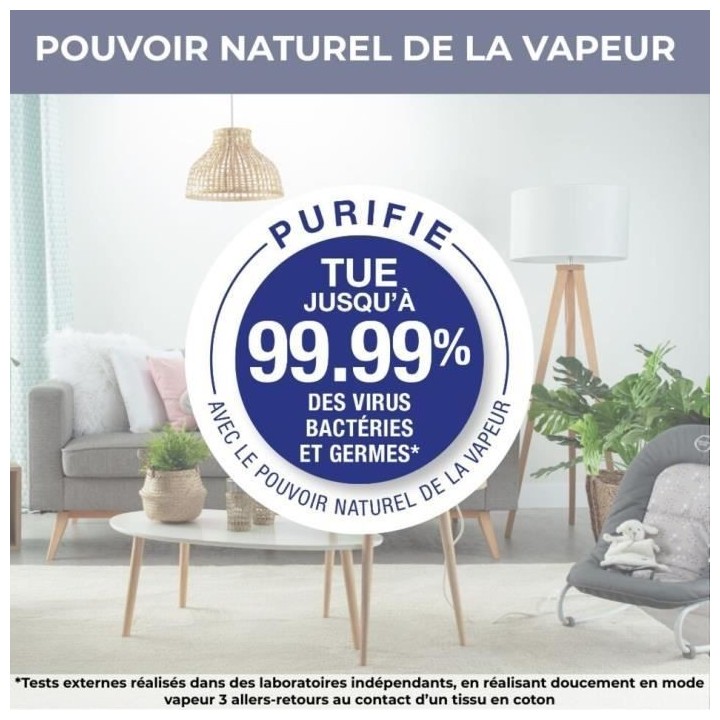 CALOR Access Steam Force Défroisseur vapeur, 2000 W, Assainit, Dépou