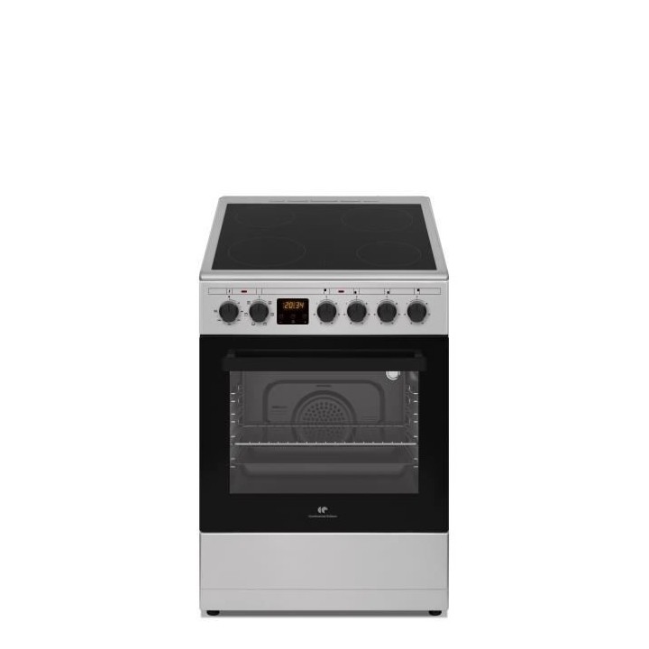 Cuisiniere vitrocéramique CONTINENTAL EDISON CECV50FCS - 4 feux - L49