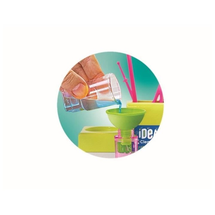 Clementoni- L'atelier des fluos - Crée 10 surligneurs fluos - Fabriqu