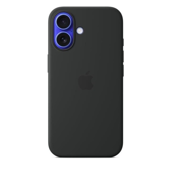 APPLE iPhone 16 - Coque en silicone avec MagSafe - Black