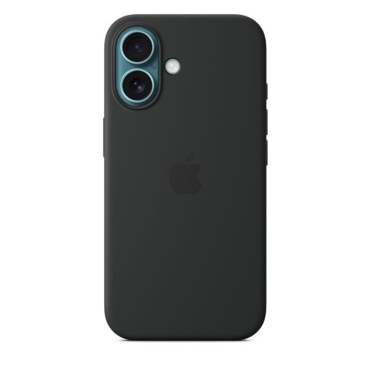 APPLE iPhone 16 - Coque en silicone avec MagSafe - Black