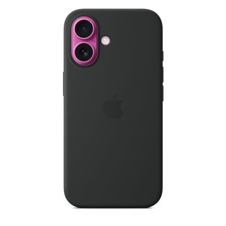 APPLE iPhone 16 - Coque en silicone avec MagSafe - Black