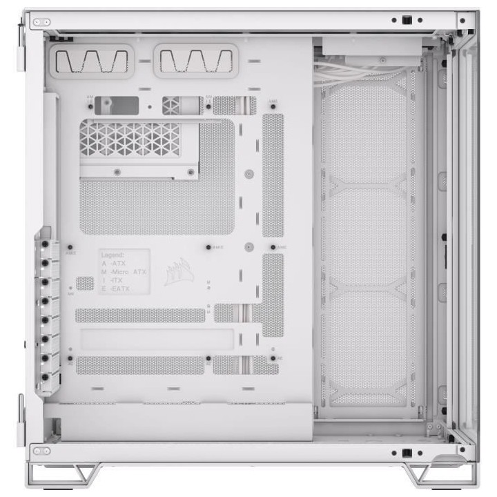 Boîtier PC - CORSAIR - 6500X Tempered Glass Mid-Tower Dual Chamber -