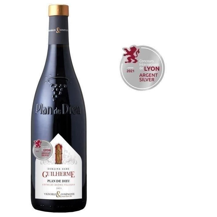 Domaine Dame Guilherme Plan de Dieu 2022 Côtes du Rhône Villages - V