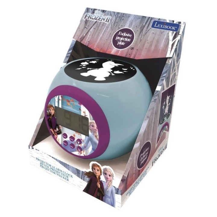 LA REINE DES NEIGES Réveil projecteur fonction minuteur LEXIBOOK