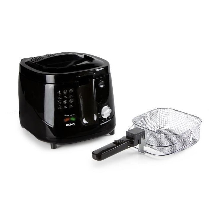 Friteuse électrique classique - DOMO DO461FR - 2.5L - Noir - Thermost