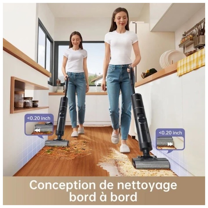 Dreame H12 Pro Aspirateur Balai Nettoyeur Intelligent Sec et Humide sa