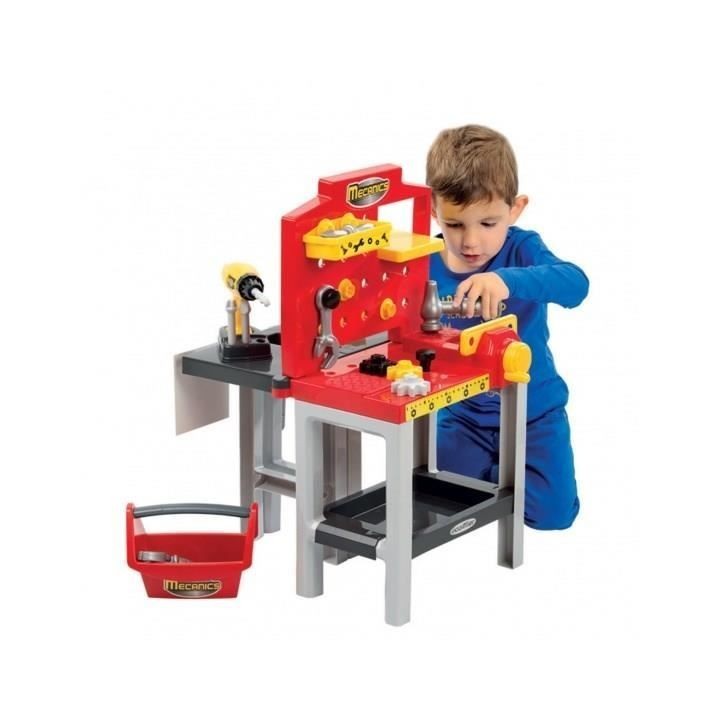 ECOIFFIER Etabli bricolage modulable - 32 pieces - Collection Mecanics