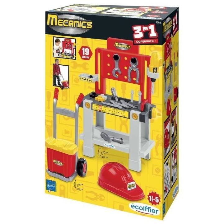 Super Pack Mécanics - ECOIFFIER - A partir de 18 mois