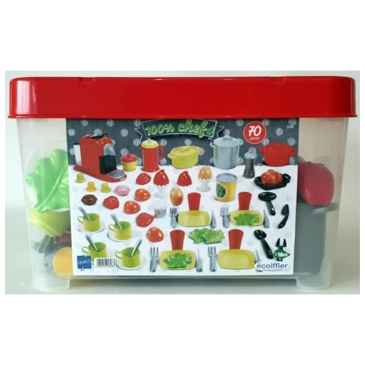 Coffret dinette - ECOIFFIER - 70 pieces - Pour enfant des 18 mois - Or