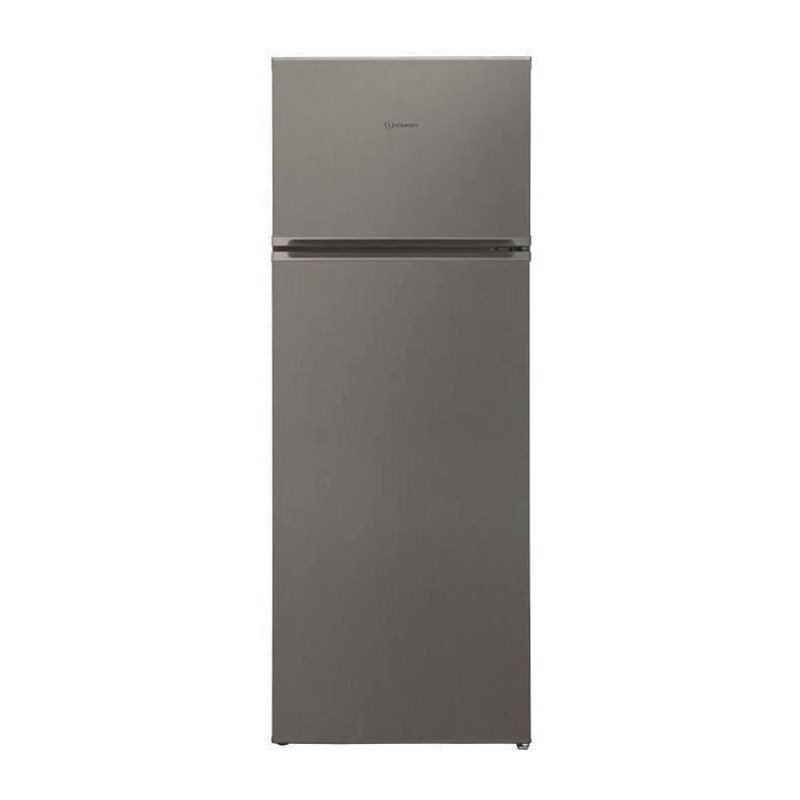 INDESIT I55TM4110X1 - Réfrigérateur congélateur haut - 213L (171 + 42) - Froid Statique - L 54 cm x H 144 cm - Inox