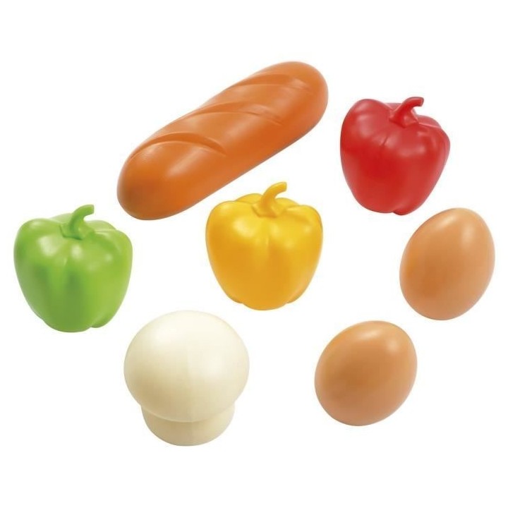 Jeu d'imitation commerçant - ECOIFFIER Chef - Chariot Marché - 7 pro