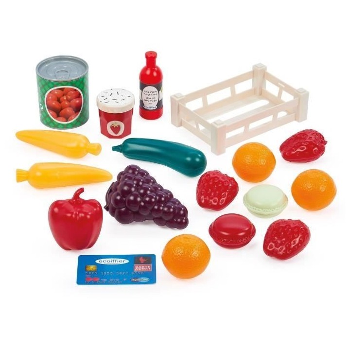 Sortie de caisse + chariot - ECOIFFIER - 1676 - Un vrai petit magasin