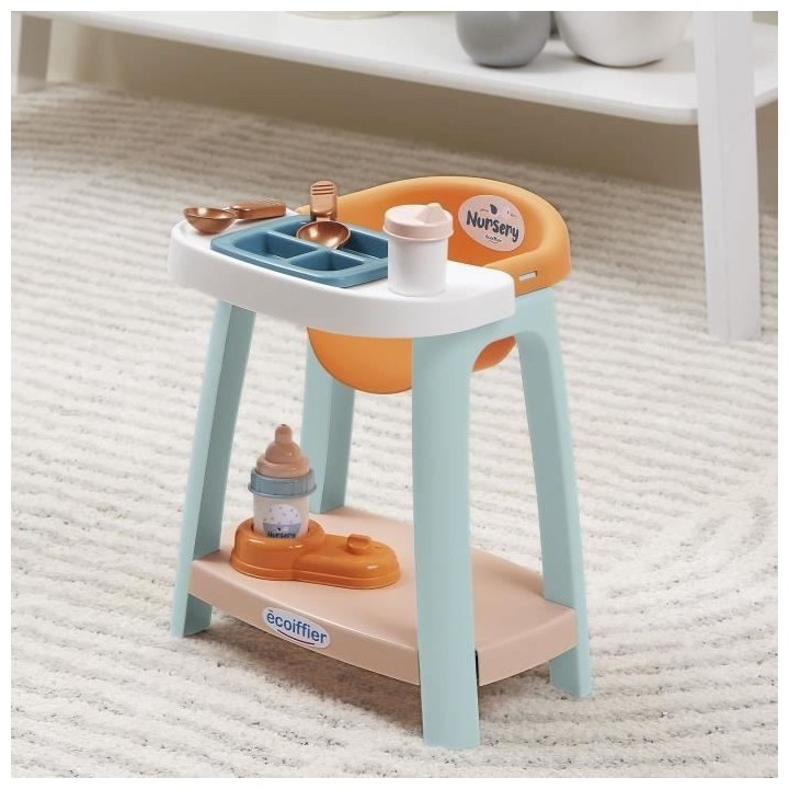 Chaise haute pour poupon de 32 cm - Ecoiffier