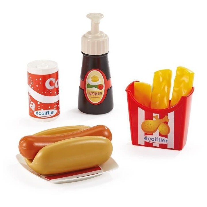 Coffret hot dog - ECOIFFIER - 2423 - Un menu digne d'un fast-food