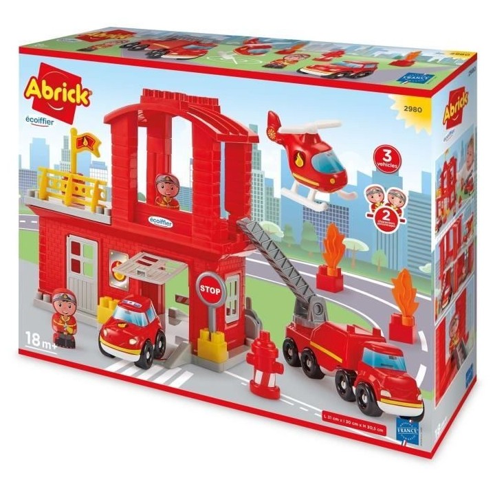 ECOIFFIER 2980 Abrick - Caserne des pompiers - Au feu les pompiers