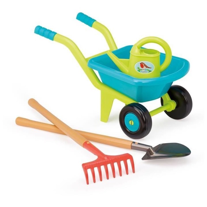 Brouette de jardin garnie Deluxe - ECOIFFIER - 4539 - Pour le travaux