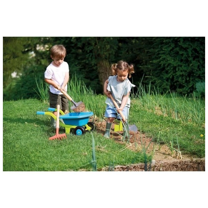 Brouette de jardin garnie Deluxe - ECOIFFIER - 4539 - Pour le travaux