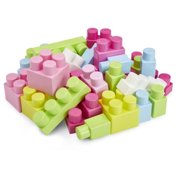 Chariot de briques ROSE - 40 pieces des 12 mois - Les Maxi - Abrick