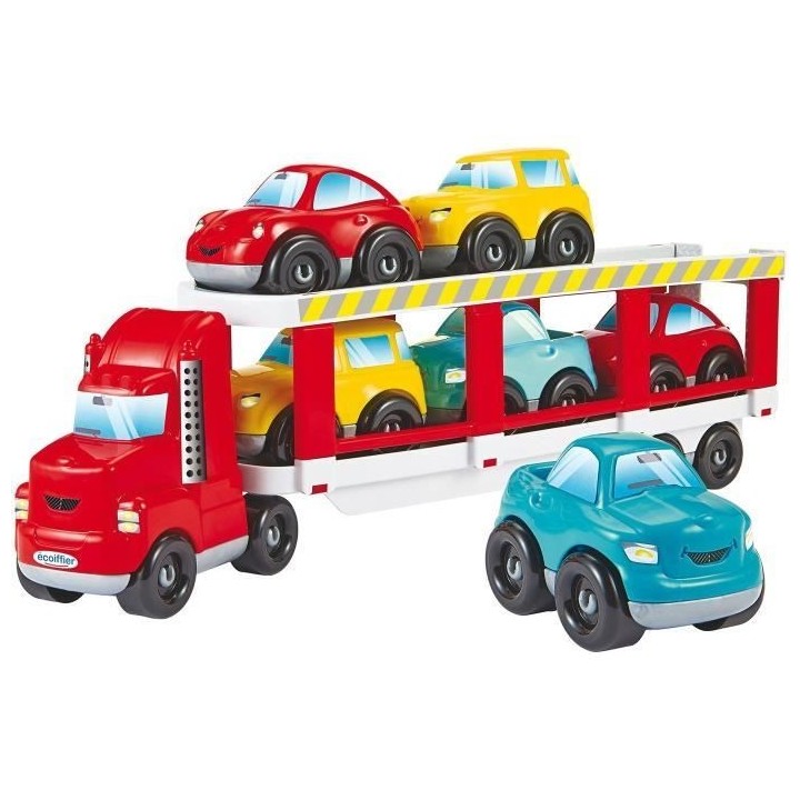 Camion porte-voitures ECOIFFIER - Abrick - Transporte 6 voitures sur 2