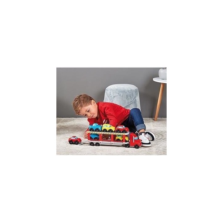 Camion porte-voitures ECOIFFIER - Abrick - Transporte 6 voitures sur 2