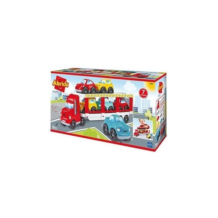 Camion porte-voitures ECOIFFIER - Abrick - Transporte 6 voitures sur 2