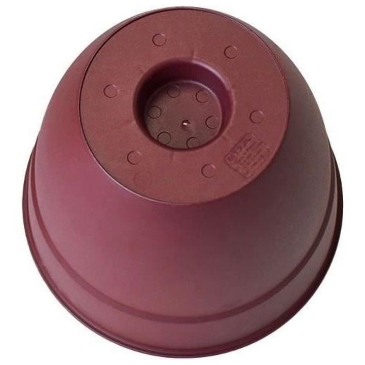 Pot de Fleur OSAKA Ø 40 cm - Volume 28,3 L - Rouge bourgogne - EDA