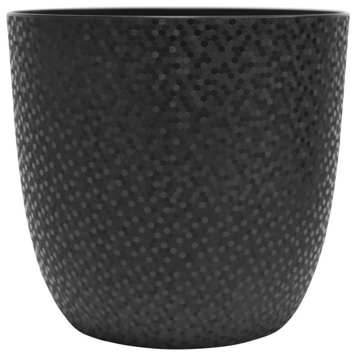 EDA Cache-pot OPALE Ø 29,5 cm - Volume 14,8 L - Noir