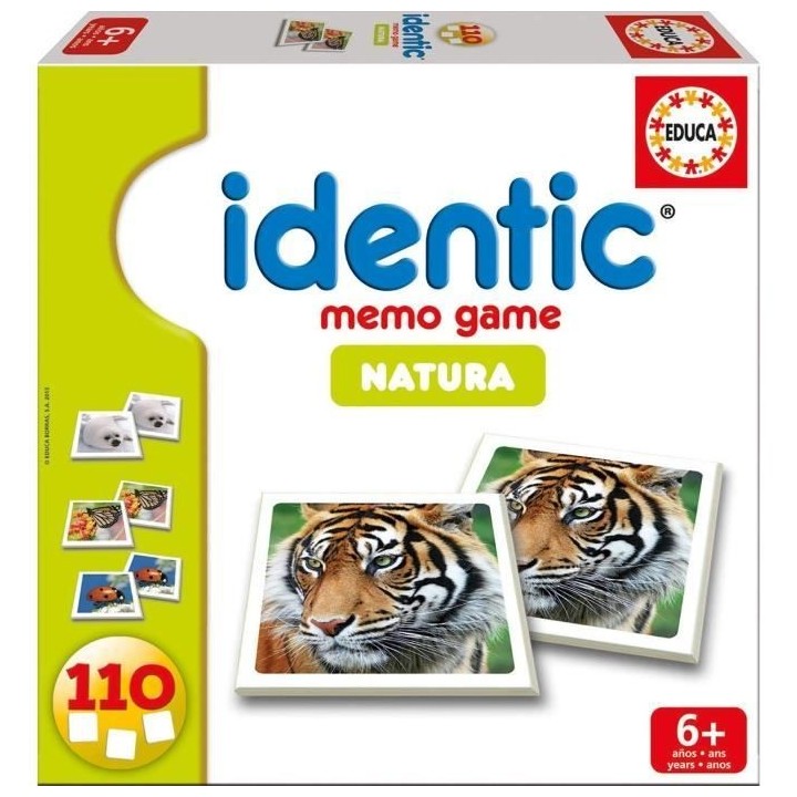 Jeu de mémoire - EDUCA - Identic Natura