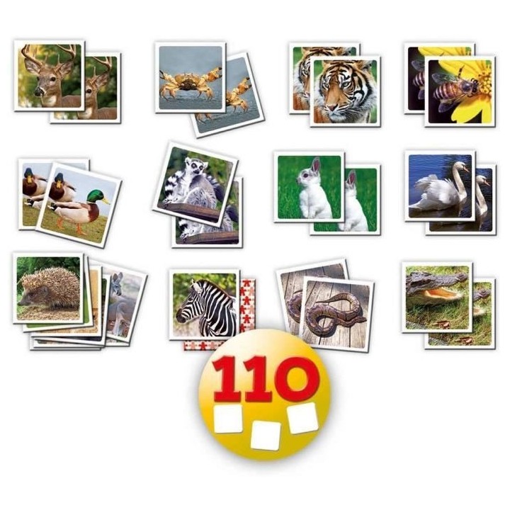 Jeu de mémoire - EDUCA - Identic Natura