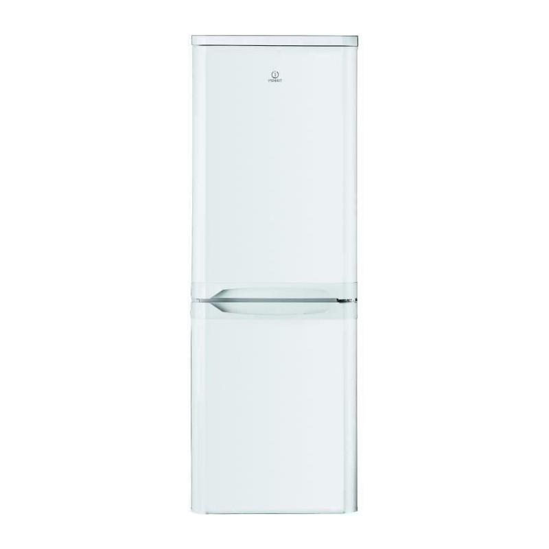 INDESIT NCAA55 - Réfrigérateur congélateur bas - 217L (150+67) - Froid statique - L 55cm x H 157cm - Blanc