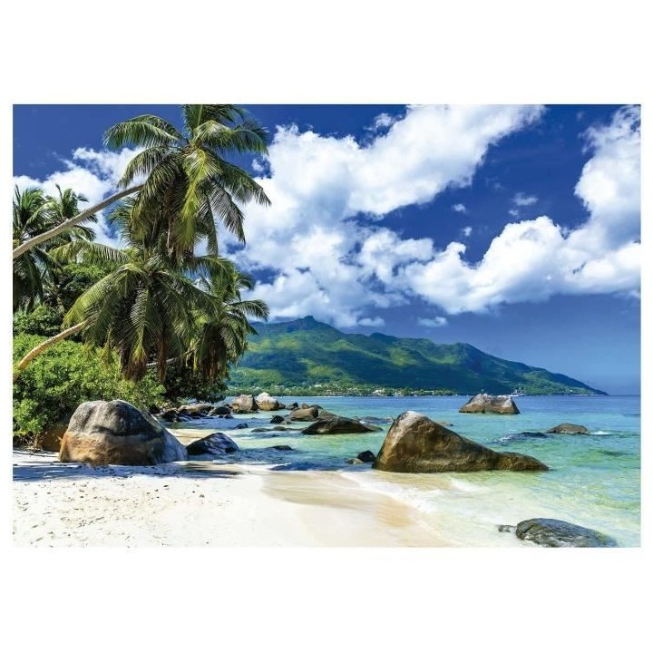 Puzzle SEYCHELLES de 1500 pieces - EDUCA - Paysage et nature - Avec co