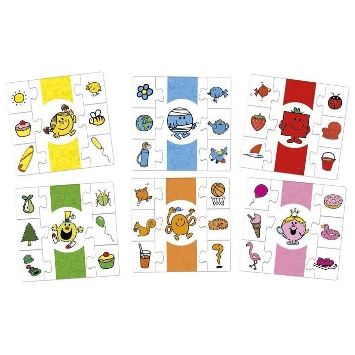 Jeu d'apprentissage - EDUCA - Monsieur Madame - Les Couleurs