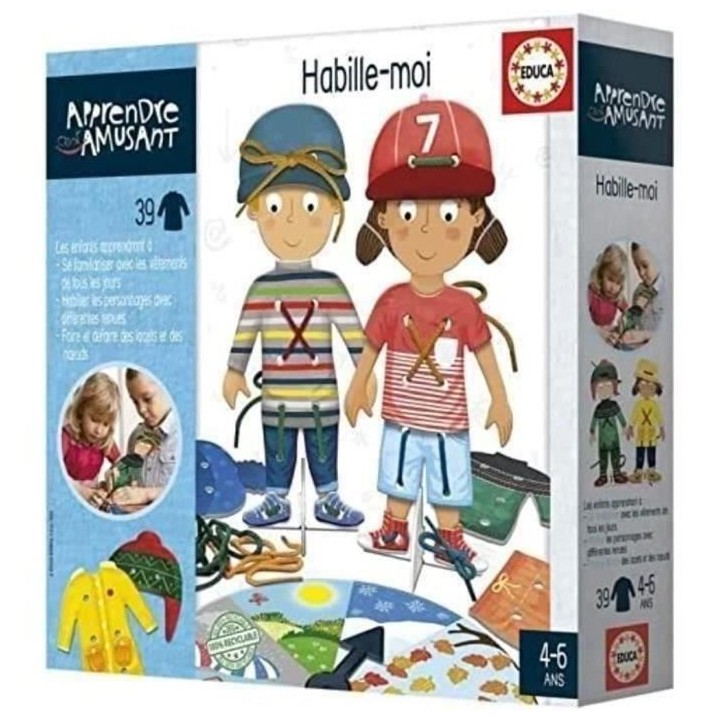 Jeu d'apprentissage - EDUCA - Habille-Moi