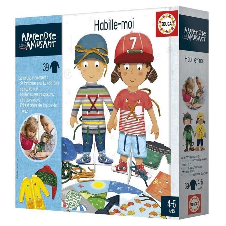 Jeu d'apprentissage - EDUCA - Habille-Moi