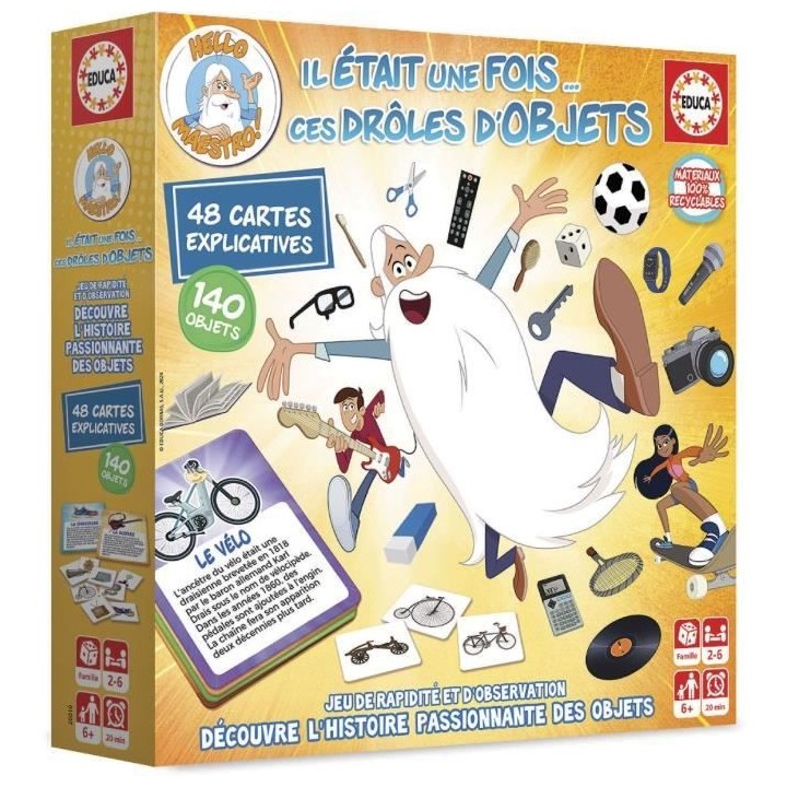 Jeu de rapidité - EDUCA - Il Était Une Fois... Ces Drôles d'Objets