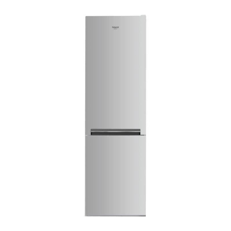 HOTPOINT H8 A1E S - Réfrigérateur congélateur bas - 338L (227+111) - Froid brassé - F - L 60cm x H 189cm - Silver