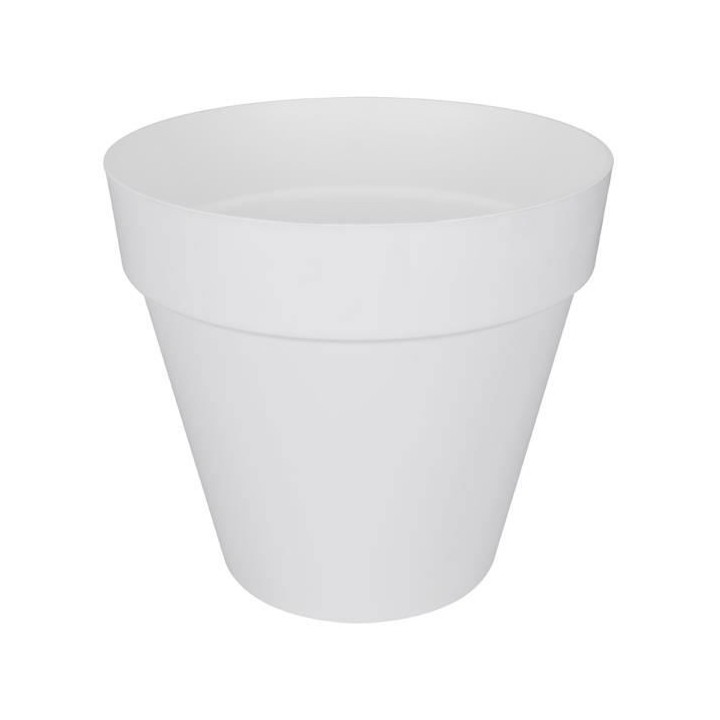 Pot de fleur Elho Plastique Rond Loft Urban Blanc Ø 50 x H.44 cm 48 l