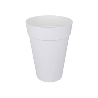ELHO Loft Urban Pot de fleurs rond Haut 42 - Blanc - Ø 42 x H 56 cm -