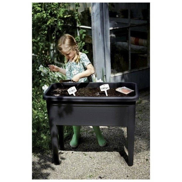 ELHO Table de culture XXL Green Basics - Noir vif