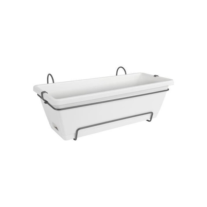 Balconniere Elho Barcelona Allin1 50 - Blanc - L 50 x B 28 x H 19 cm -